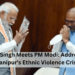 Biren Singh Meets PM Modi: Addressing Manipur's Ethnic Violence Crisis