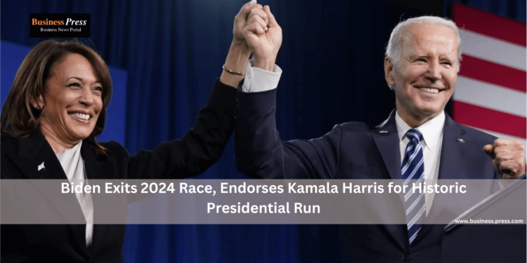 Biden Exits 2024 Race, Endorses Kamala Harris for Historic Presidential Run