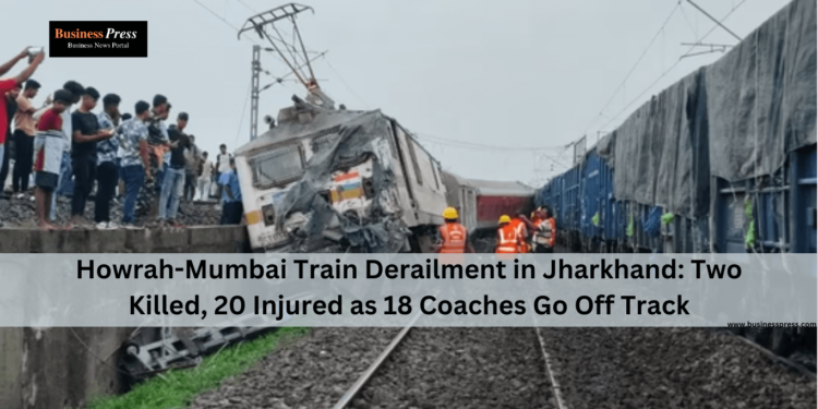 Howrah-Mumbai Train Derailment in Jharkhand: Two Killed, 20 Injured as 18 Coaches Go Off Track