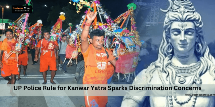 UP Police Rule for Kanwar Yatra Sparks Discrimination Concerns