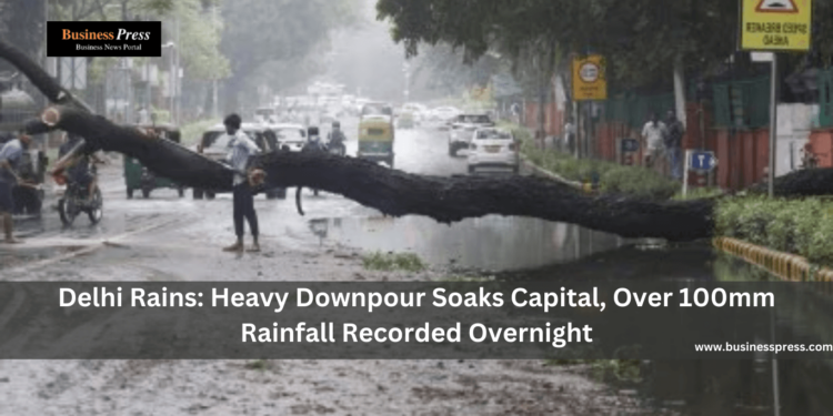 Delhi Rains: Heavy Downpour Soaks Capital, Over 100mm Rainfall Recorded Overnight