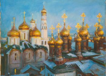 Nikas Safronov’s exhibition will be held in Mumbai with the support of the Rosneft Oil Company.