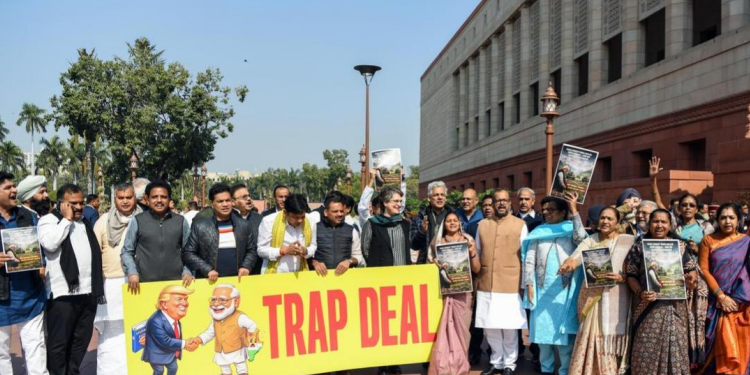 US–India Trade Deal Protest