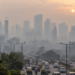 Air pollution in India affecting an urban city