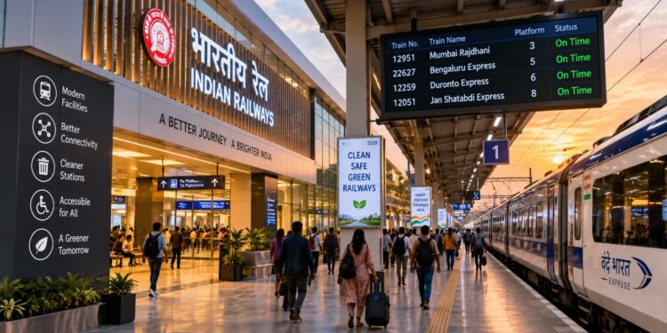 Railway station modernization in India