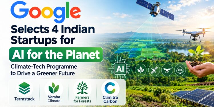 Google Selects 4 Indian Startups for AI for the Planet Climate-Tech Programme