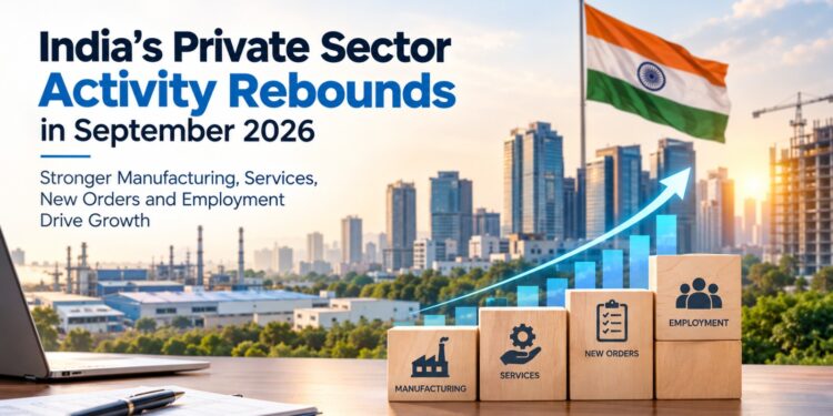 India Private Sector Activity Rises in September 2026