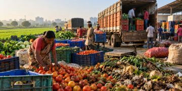 Food waste in India across the agricultural supply chain